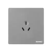 中科电工(SECKET)XD2 16A三极插座 灰