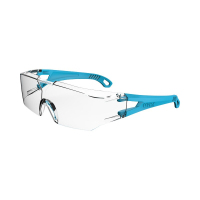 优维斯(uvex)c-fit安全防护眼镜浅蓝色镜片镜框:浅蓝色镜片:透明 2C-1.2