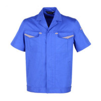 斯卡地尔(Scotoria)半袖 工作服上衣M宝蓝色 PC16CVC511BP-M
