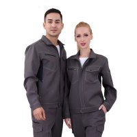 斯卡地尔(Scotoria)易干抗皱工作服2XL铁灰色