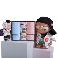 洁丽雅 么么哒雅致亲子套装-2 DX0667 婴儿洗脸家用少女柔软吸水手巾(单位:盒)