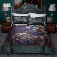 梦洁 平实美学匹马棉数码印花六件套瑶山凤鸣1040174803 单套装