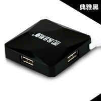 金佳佰业 Z302 贵族系列 4口 HUB 水立方系列 黑色1.2M