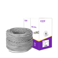 金佳佰业 W316 贵族系列 六类 非屏蔽 CAT6 纯铜成箱网线 灰色 OD:6.3 MM 305M