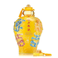 五粮液 九龙坛 黄坛 52度 1.5L浓香型白酒 礼盒收藏酒
