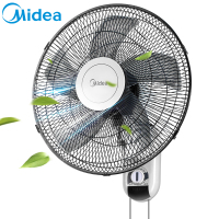 美的（Midea）壁扇五叶电风扇大风扇16寸挂壁式牛角风扇摇头墙壁风扇挂胶叶工业电风扇工程扇 FWA40YA五叶