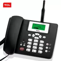 TCL 插卡电话机 移动固话 家用办公座机 联通3G4G卡 中文菜单 大音量 GF100畅联3G版(黑色)
