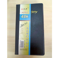 企购优品文章WZ-1748高级商务记事本 48K记事本 商务黑色软皮本子 会议本 日记本