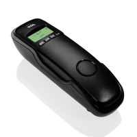 TCL 电话机时尚办公酒店挂壁式壁挂屏幕翻转 HA868(8A)T来电显示电话机 黑色