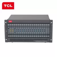 TCL 集团程控电话交换机 16进56出电话机交换机IVR语音导航二次来显电话秘书办公商用T800 A5-16/56