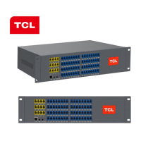 TCL 集团程控电话交换机 4进48出电话机交换机IVR语音导航二次来显电话秘书办公商用T800 A3-4/48