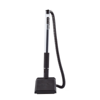 晨光(M&G) 0.5mm中性台笔 AGPY3901 可黏贴签字笔 办公桌面专用旋转台笔 黑色 20支装