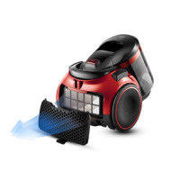 飞科(FLYCO)FC9702吸尘机红色家用小型强力大功率手持式吸尘机推杆大吸力 单台装