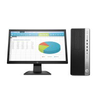 惠普(HP)880 G6商用台式电脑+21.5寸(i5-10500/8G/256SSD+1T/2G/Win10/三年)
