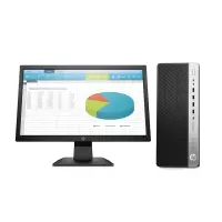 惠普(HP)880 G6商用台式电脑+24寸(i5-10500/8G/256SSD/2G/Win10/三年)