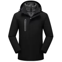 哥伦布YJ9806户外徒步登山服可拆卸两件套冲锋衣 颜色随机(计价单位:套)