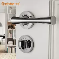 卡贝 暗门锁室内卧室房间门锁 现代通用隐形锁 亮铬CX0593-11