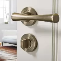 卡贝 暗门锁室内卧室房间门锁 现代通用隐形锁 青古铜CX0593-2