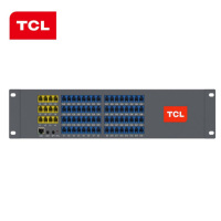 TCL 集团程控电话交换机 4进56出电话机交换机IVR语音导航二次来显电话秘书办公商用T800 A3-4/56