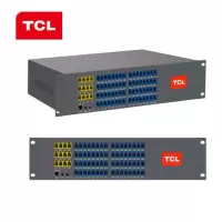 TCL 集团程控电话交换机 12进56出电话机交换机IVR语音导航二次来显电话秘书办公商用T800 A3-12/56