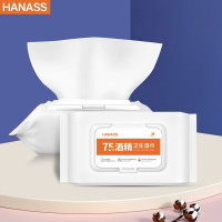 HANASS75%酒精卫生湿巾50片