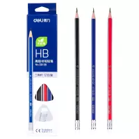 得力HB高级书写铅笔三角杆铅笔58108