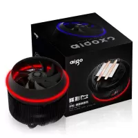 爱国者 碟影PRO多平台通用CPU散热器风扇amd/intel英特尔1155/1151单色版/红色