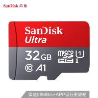 闪迪（SanDisk）SDSQUNC-032G TF至尊高速存储卡/读速98MB/s（HD）