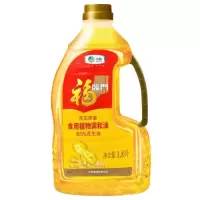 福临门花生原香食用植物调和油1.8L/瓶炒菜烹炸色拉油喜庆伴手礼 单位:瓶