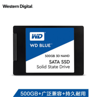 西部数据(WD)500GB固态硬盘 SATA3.0接口 Blue系列 五年质保