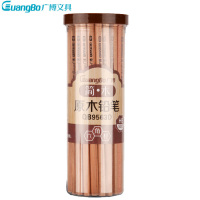 广博 (GuangBo) QB9563D 桶装HB原木铅笔 素描绘图铅笔 50支/桶 5桶起订 单桶价格