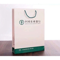 广博 农行定制 手提纸袋 26*34*7 cm