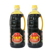 鲁花自然鲜红烧酱油1L*2