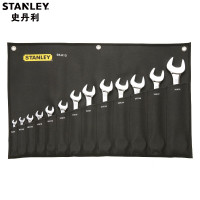 史丹利(Stanley)双开口扳手 双头呆扳手 13件套装(6-32mm)93-613-22