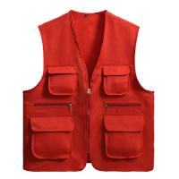 户外多口袋马甲