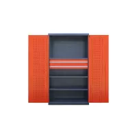 钢盾工具收纳柜(2门带背板/承重150kg)