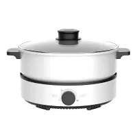 美的（Midea）多用途电火锅 MC-DY26Easy501家用多功能大容量 煎烤电热锅分离式