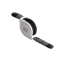 安卓苹果二合一伸缩数据线 DX1274 多功能两用充电数据线(条)