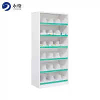永格加厚门诊药房药品架开放式医院用西药架药品柜可调抽拉式货架