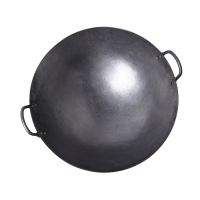双耳加厚手打铁锅 70 单个装