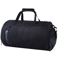 维多利亚旅行者旅行包健身包男出差运动包单肩休闲手提包干湿分离V7020加大版黑色(HD)