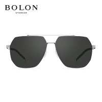 BOLON暴龙新款太阳镜飞行员框墨镜金属潮不规则眼镜男BL8075