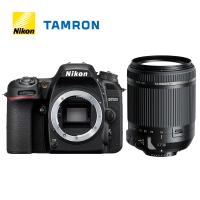 尼康(Nikon)数码单反相机 D7500机身+腾龙B018 18-200mm F/3.5-6.3 Di II VC镜头