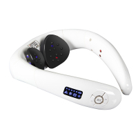 和正-(Hezheng)HZ-JZA-1颈椎按摩仪 颈部按摩器 低频脉冲颈部仪 语音提示热敷振动护颈器 白色(HD)