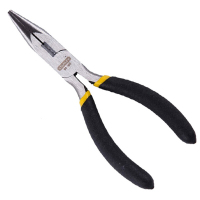 史丹利STANLEY 迷你尖嘴钳子5英寸 黑色双塑柄 手工 小号钳子 钳子小 多功能 84--23