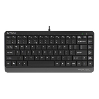 雙飛燕(WinEasy) 键盘 FK11 小键盘 有线键盘 办公键盘 便携小键盘 笔记本键盘 USB接口 遂空灰