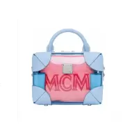 MCM 20秋冬新款SoftBerlinE/W炫彩镭射人造革斜挎包小箱包小方包 MWRASBF03H2001礼物