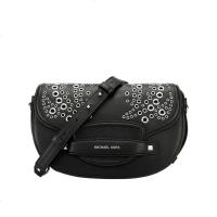 MICHAEL KORS 迈克·科尔斯 MK女包 CARY系列黑色皮质女士单肩斜挎包 30F8S0CM2Y BLAC