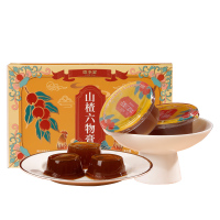 买一发三固本堂山楂六物膏(凝胶果冻)420g小零食果冻布丁制食品独小包装