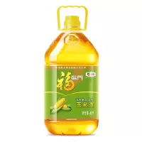 福临 食用油 非转基因压榨玉米油4L